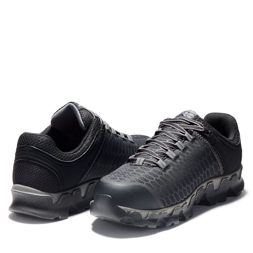 Zapatos de Trabajo Timberland Argentina Hombre - Pro® Powertrain Sport Alloy Toe Eh - Negras - XLRJW